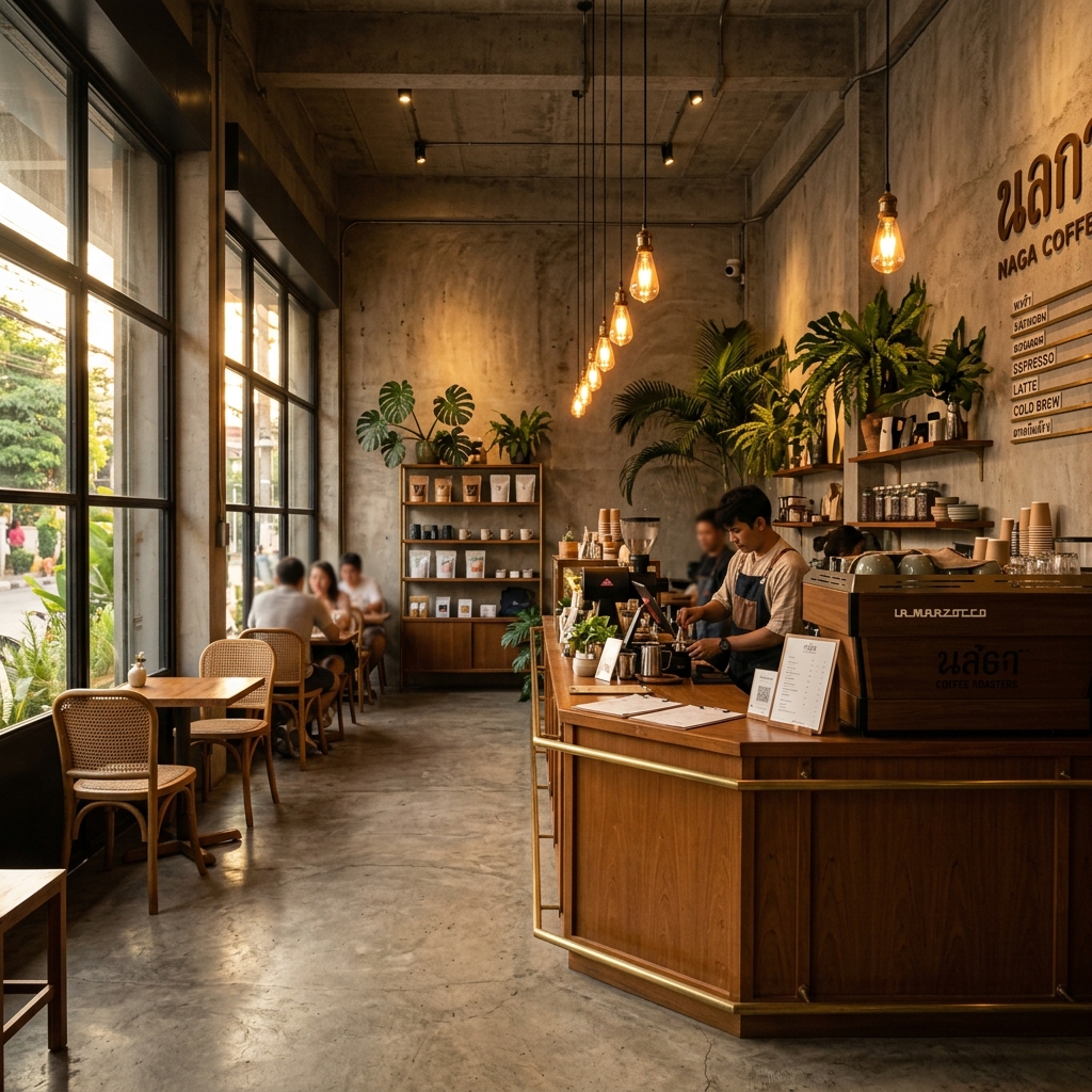 บรรยากาศภายในร้าน Kana Coffee